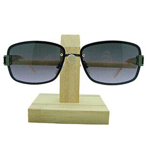 Purple Lens Red Metal Frames UV Protection Square Shaped Womens Sunglasses